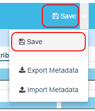Save changes